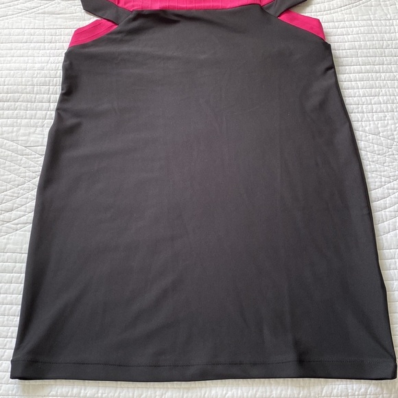Puma Bodycon Cutout Mini Dress Hot Pink Black M NWT - Picture 5 of 17